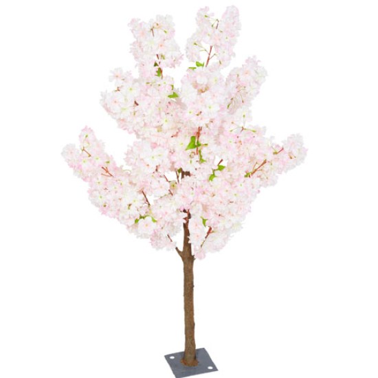 Artificial Cherry Trees Pink Blossom 140cm Artificial Trees